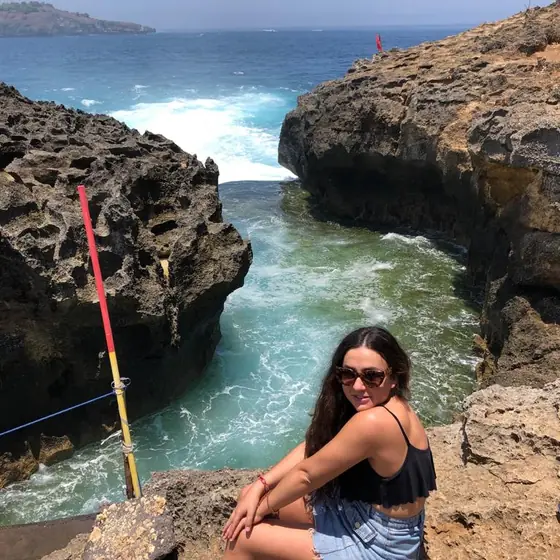 Guest at Angel's Billabong, Nusa Penida